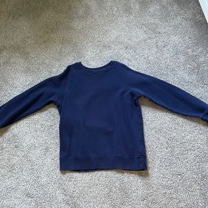 Navy blue crew neck never worn.